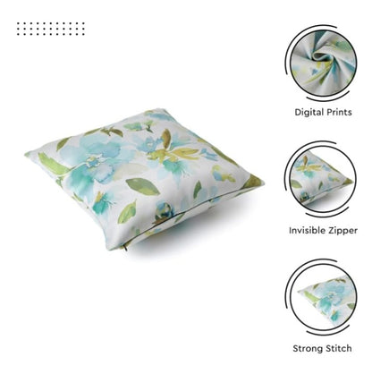 Floral Watercolor Cushion Cover- Double-Sided Design