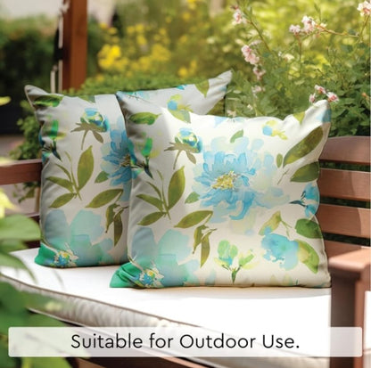 Floral Watercolor Cushion Cover- Double-Sided Design